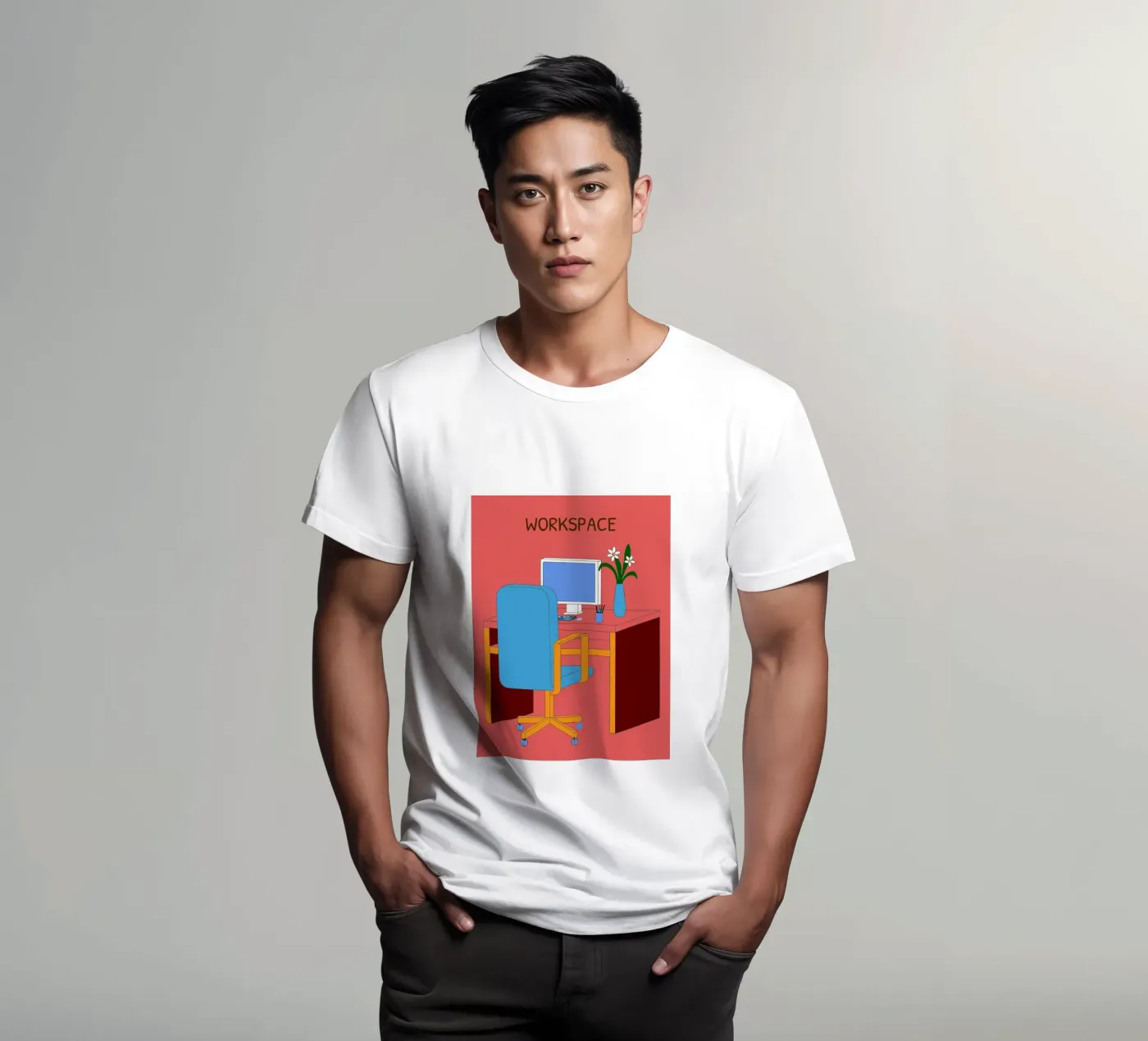 Tavolo da computer t-shirt da OUR SHOP