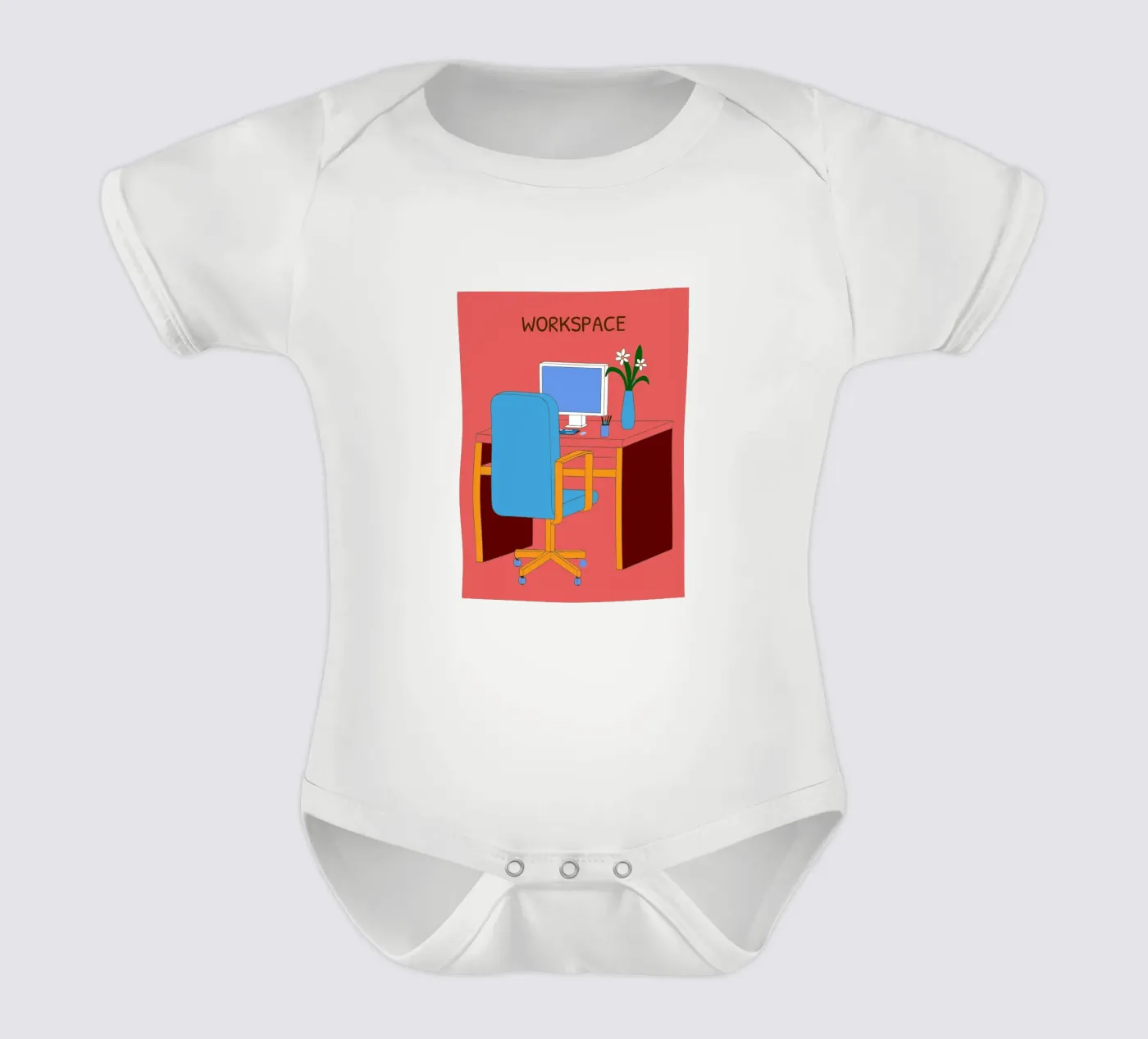 Computer Table Kurzarm Babybody von OUR SHOP