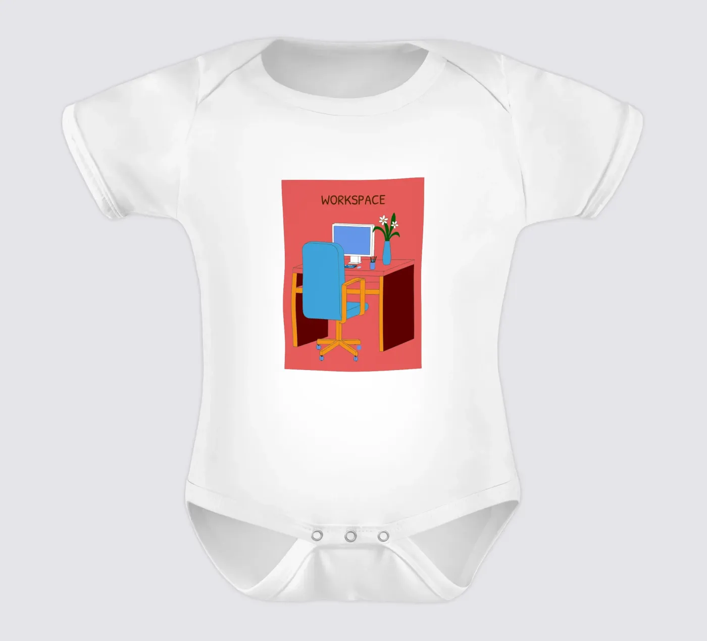 Computer Table Kurzarm Babybody von OUR SHOP