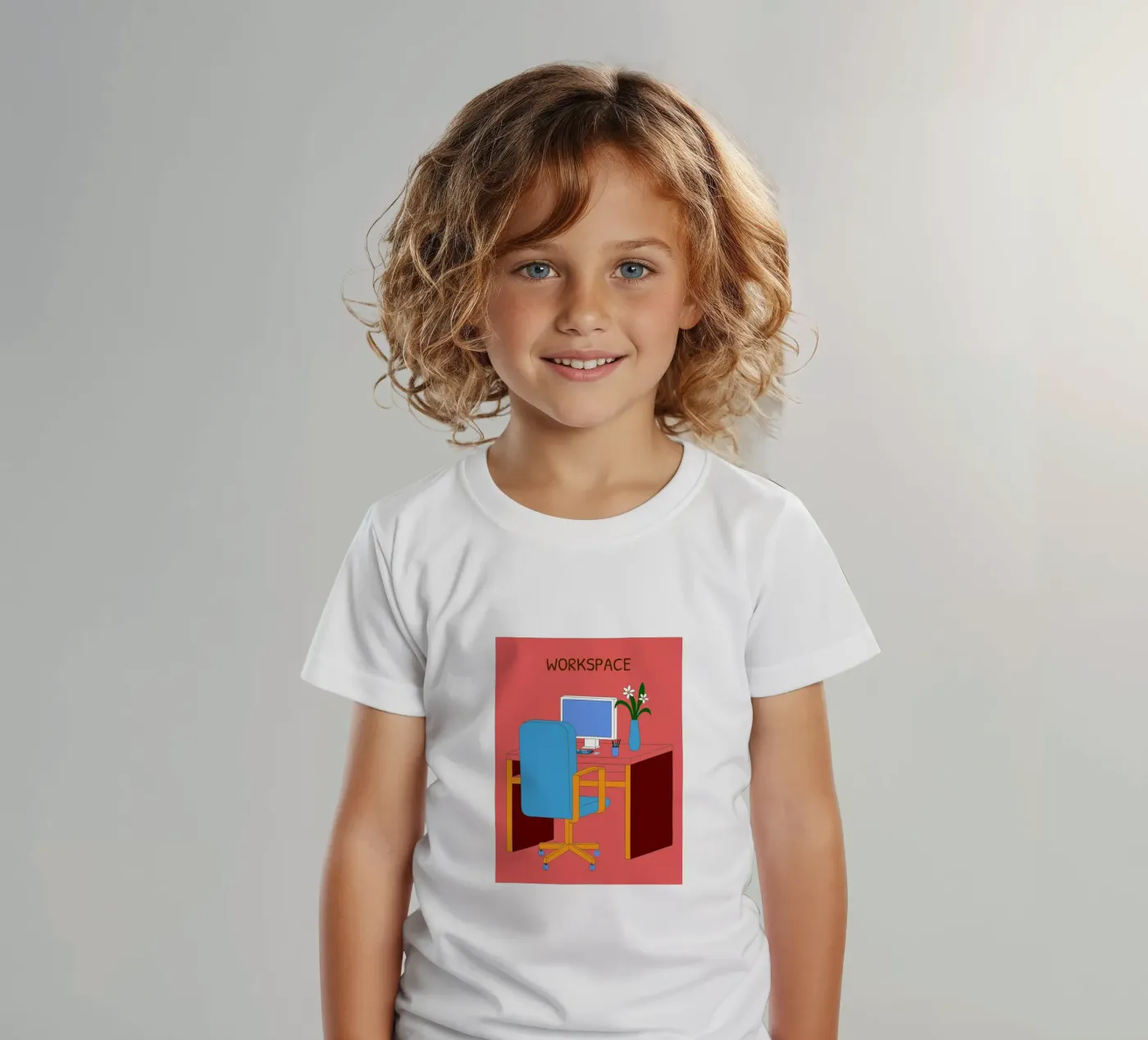 Computer Table kinder t-shirt van OUR SHOP