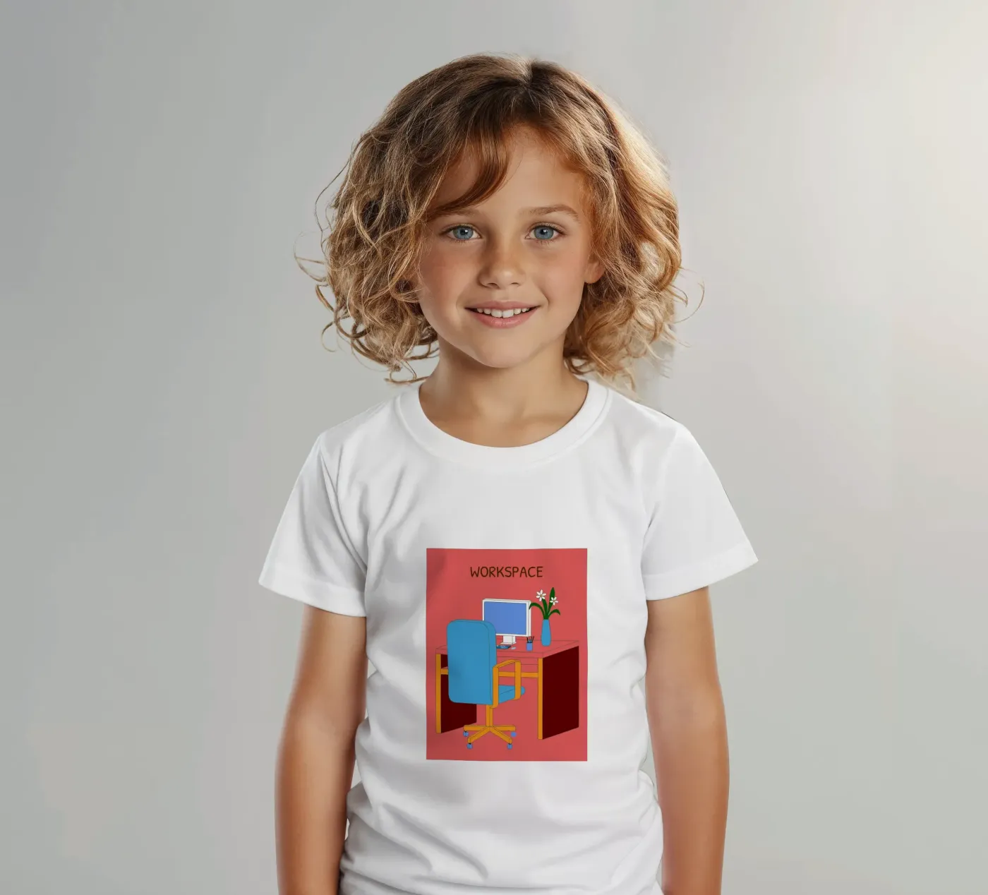 Computer Table kinder t-shirt van OUR SHOP