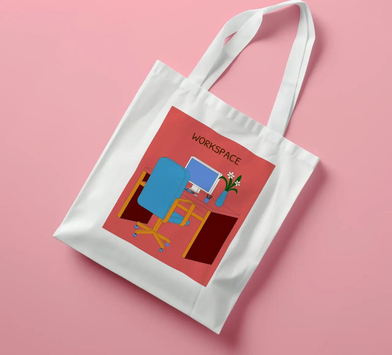Computer Table tote bag by OUR SHOP