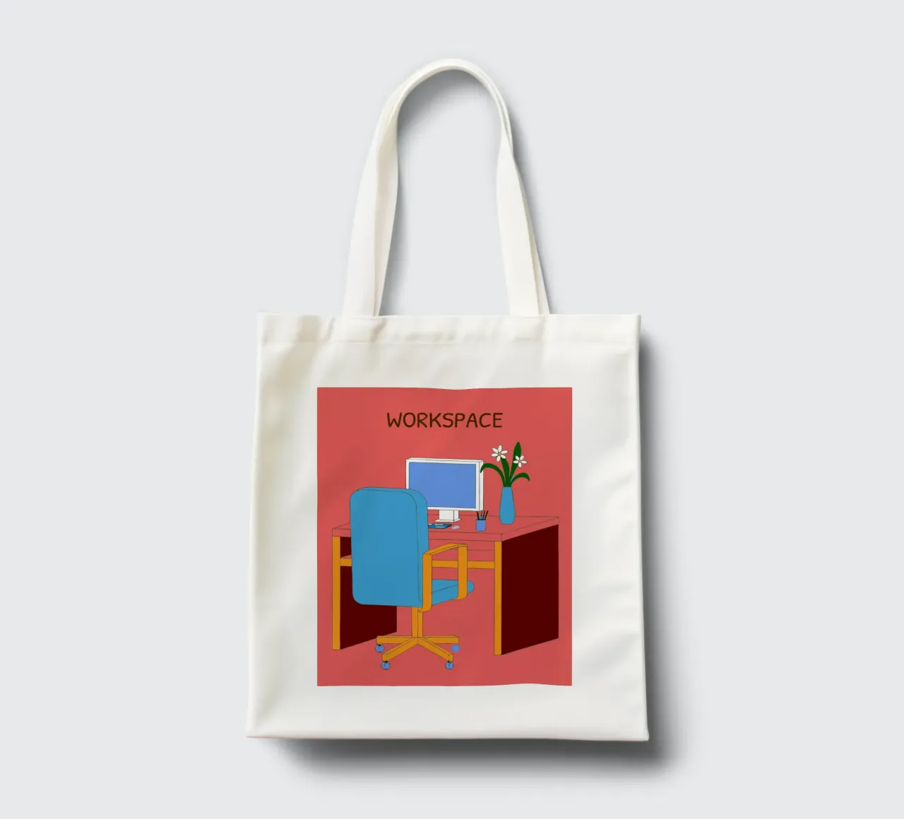 Computer Table tote bag by OUR SHOP