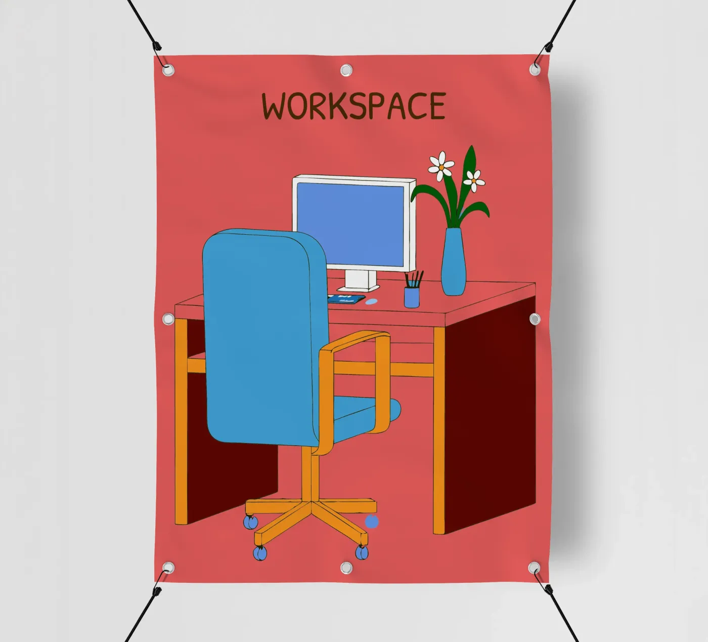 Computer Table PVC Plane von OUR SHOP