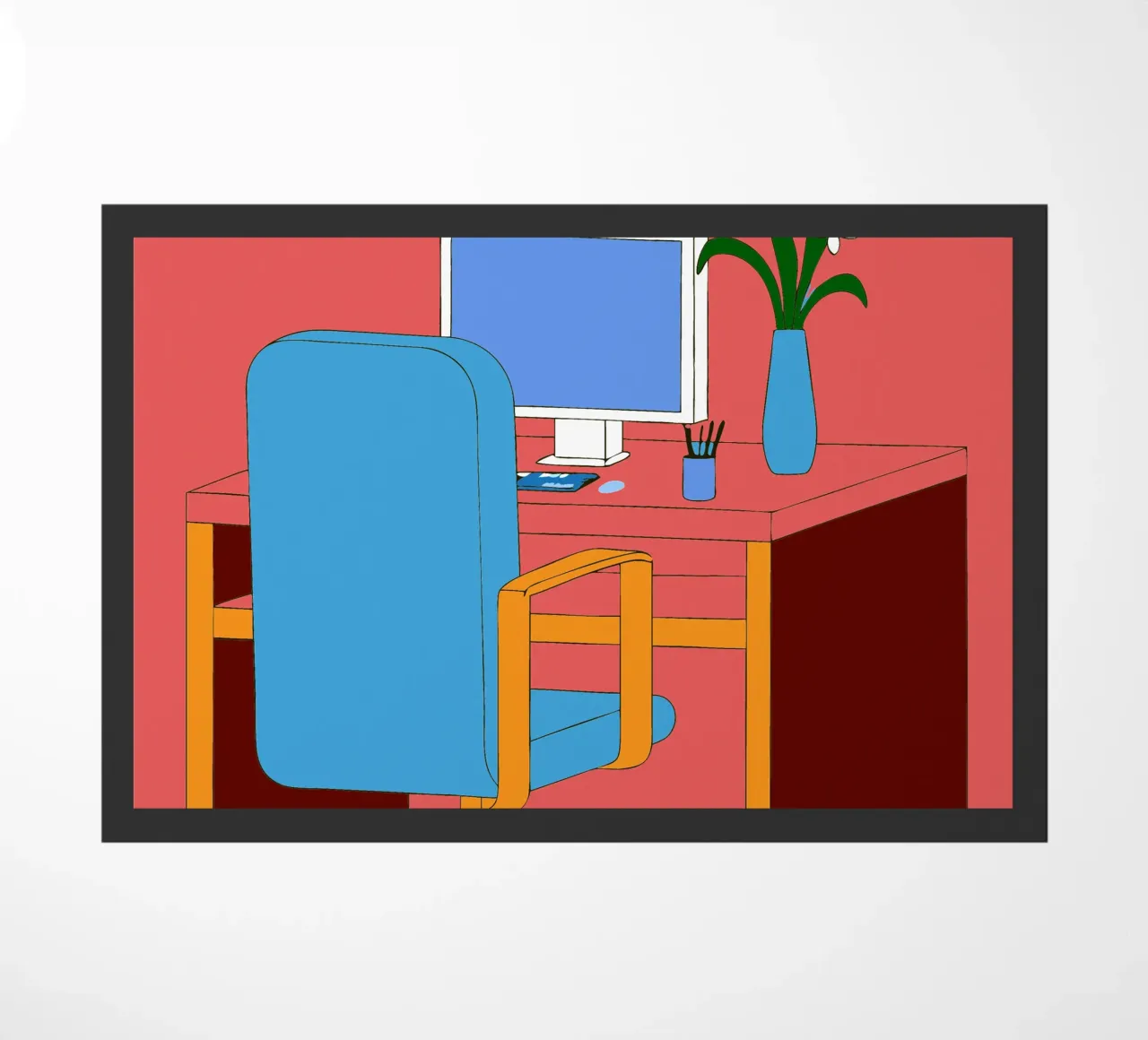 Computer Table doormat by OUR SHOP