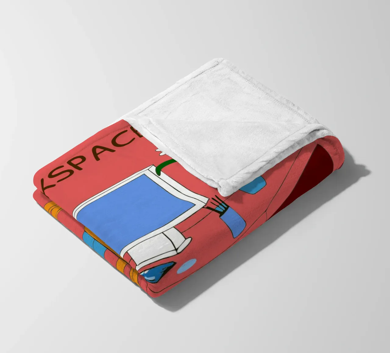 Computer Table fleece blanket by OUR SHOP