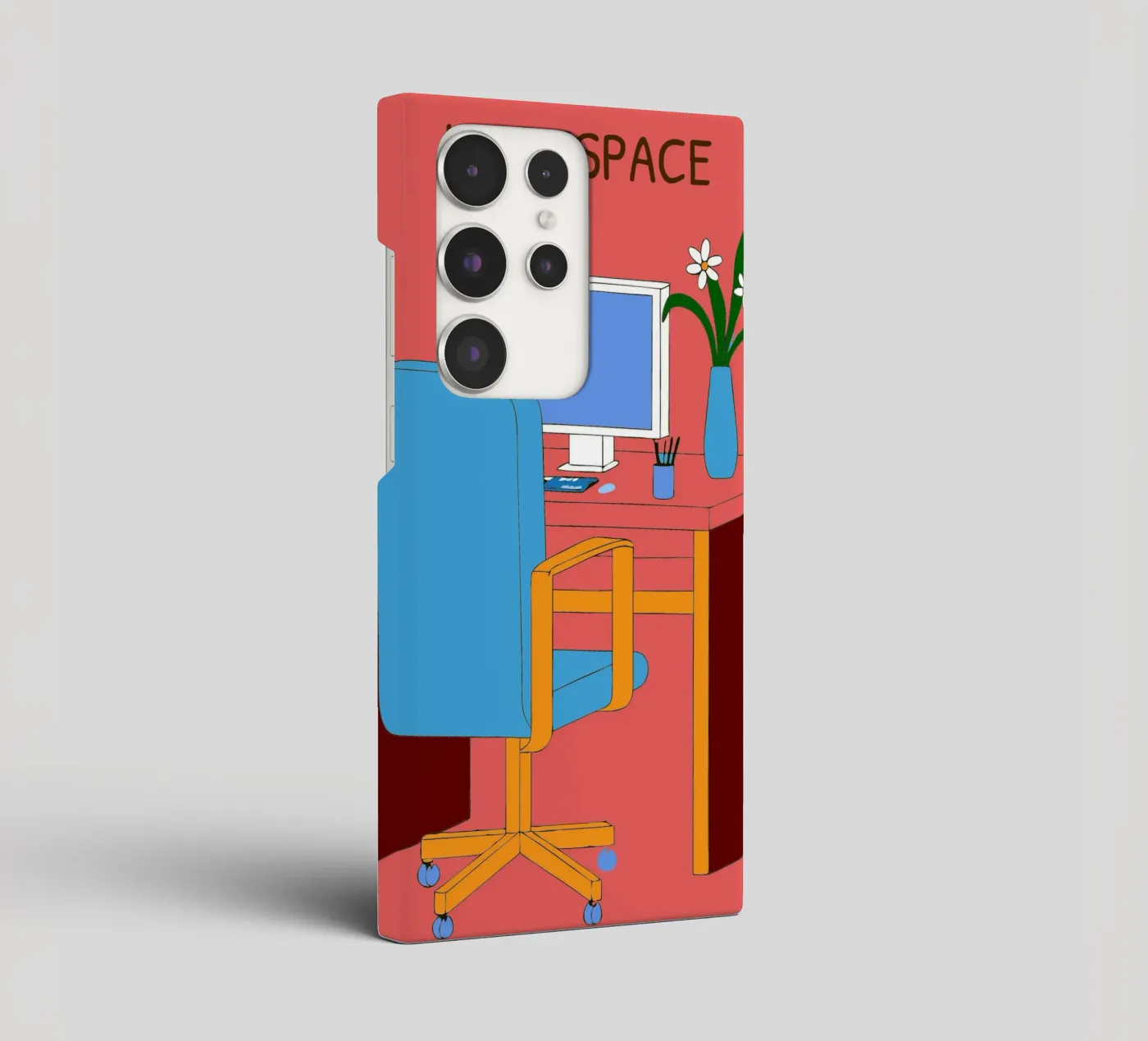 Computer Table samsung phone case by OUR SHOP