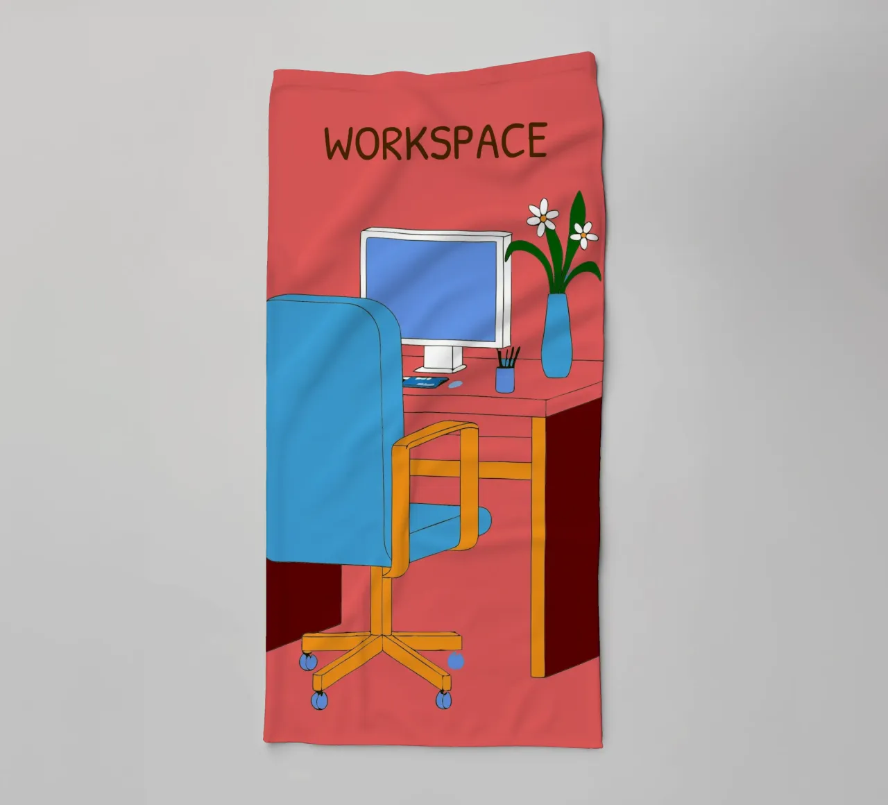 Computer-Tisch Handtuch von OUR SHOP