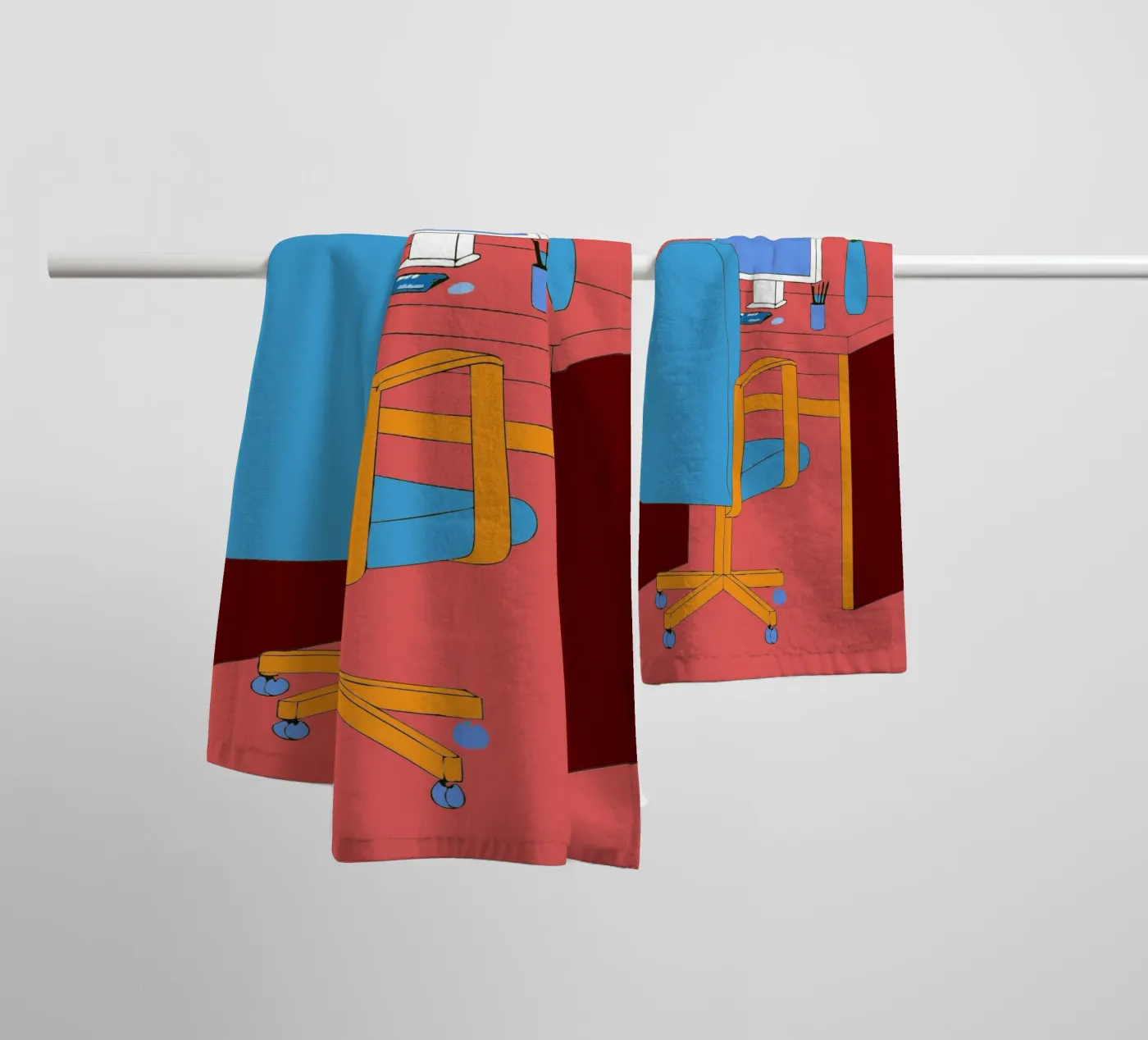Computer Table towel by OUR SHOP