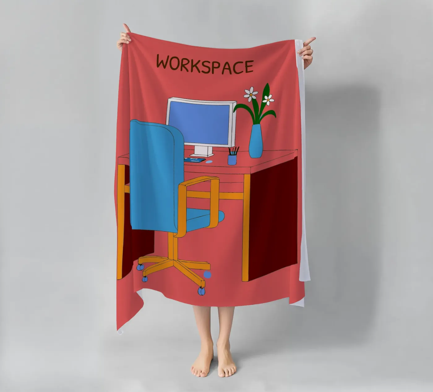 Computer-Tisch Strandtuch von OUR SHOP