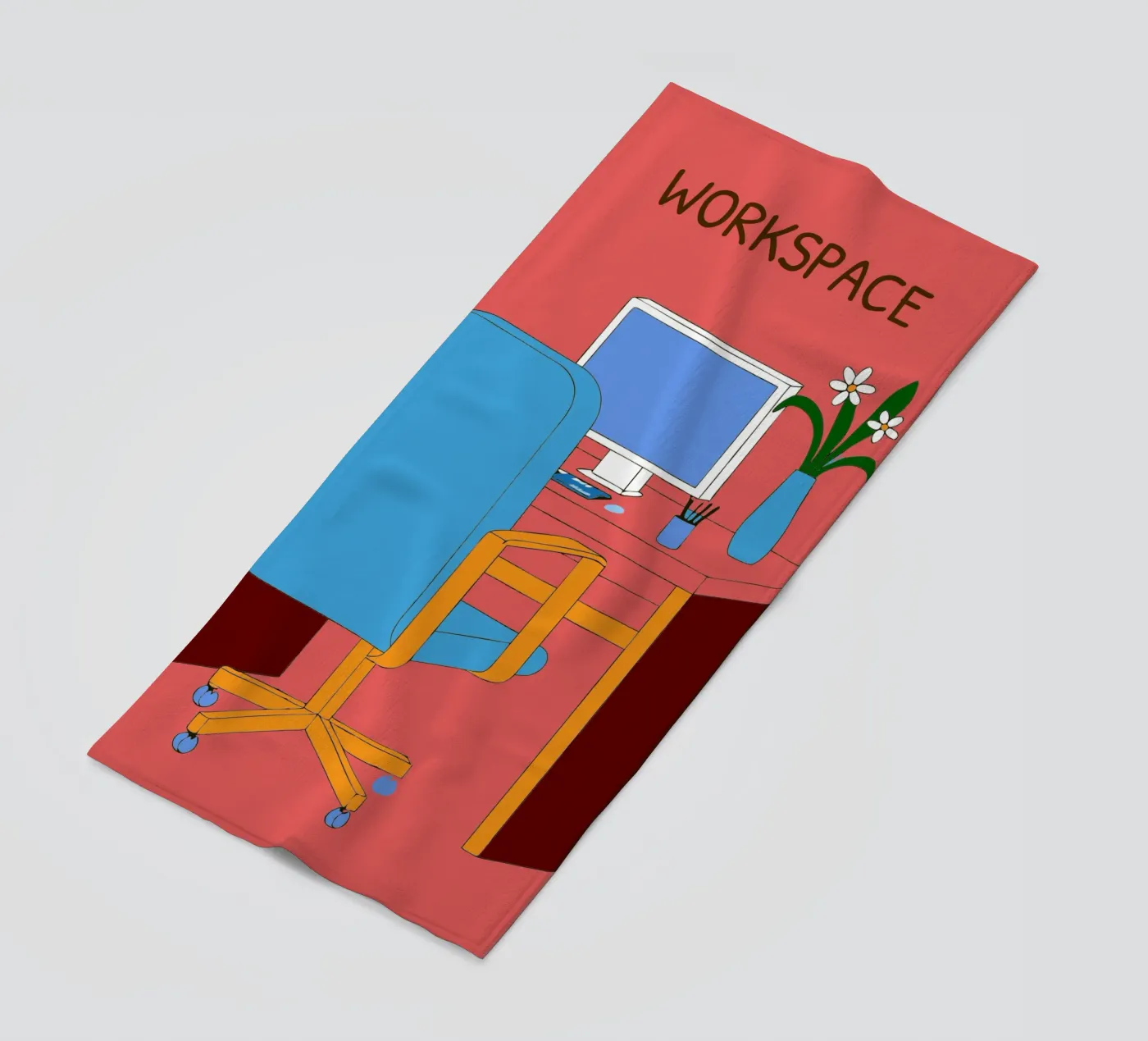 Computer-Tisch Strandtuch von OUR SHOP