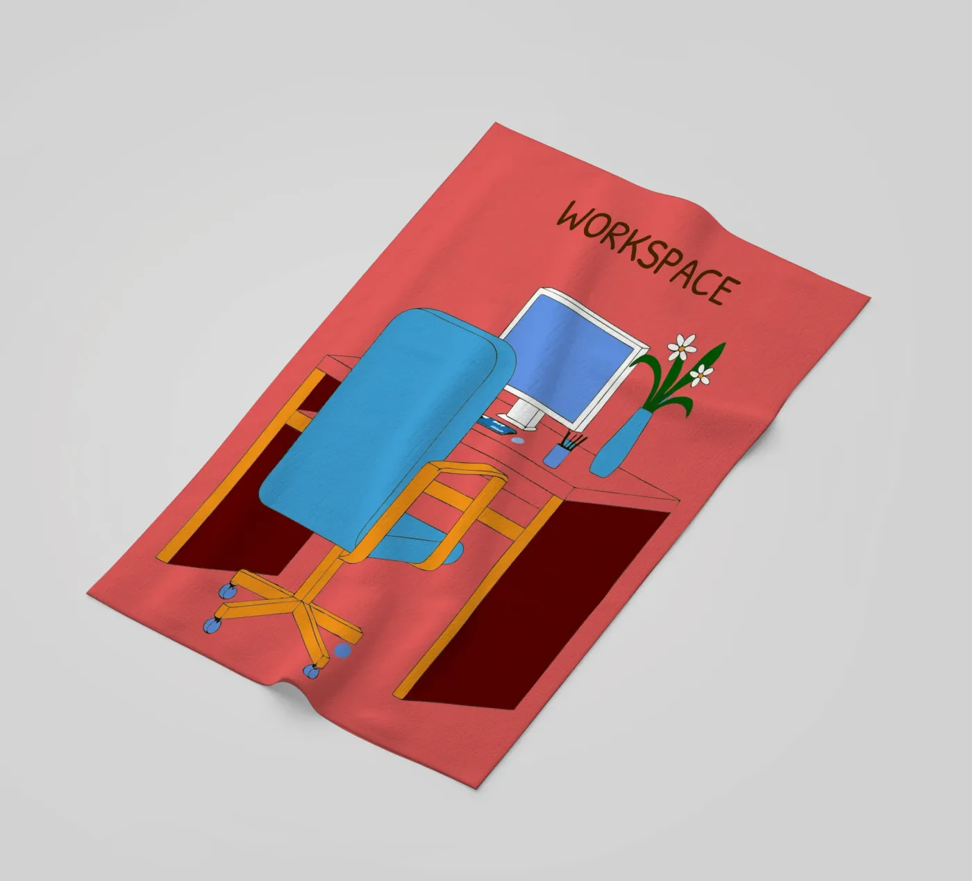 Computer-Tisch Strandtuch von OUR SHOP