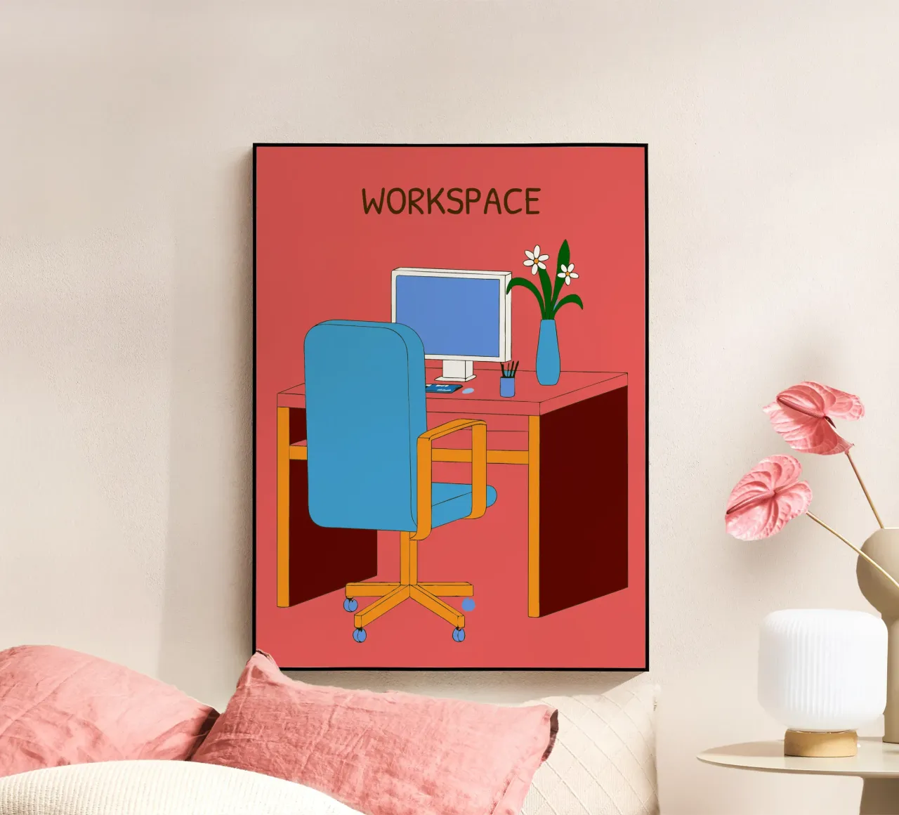 Tavolo da computer plexiglass da OUR SHOP