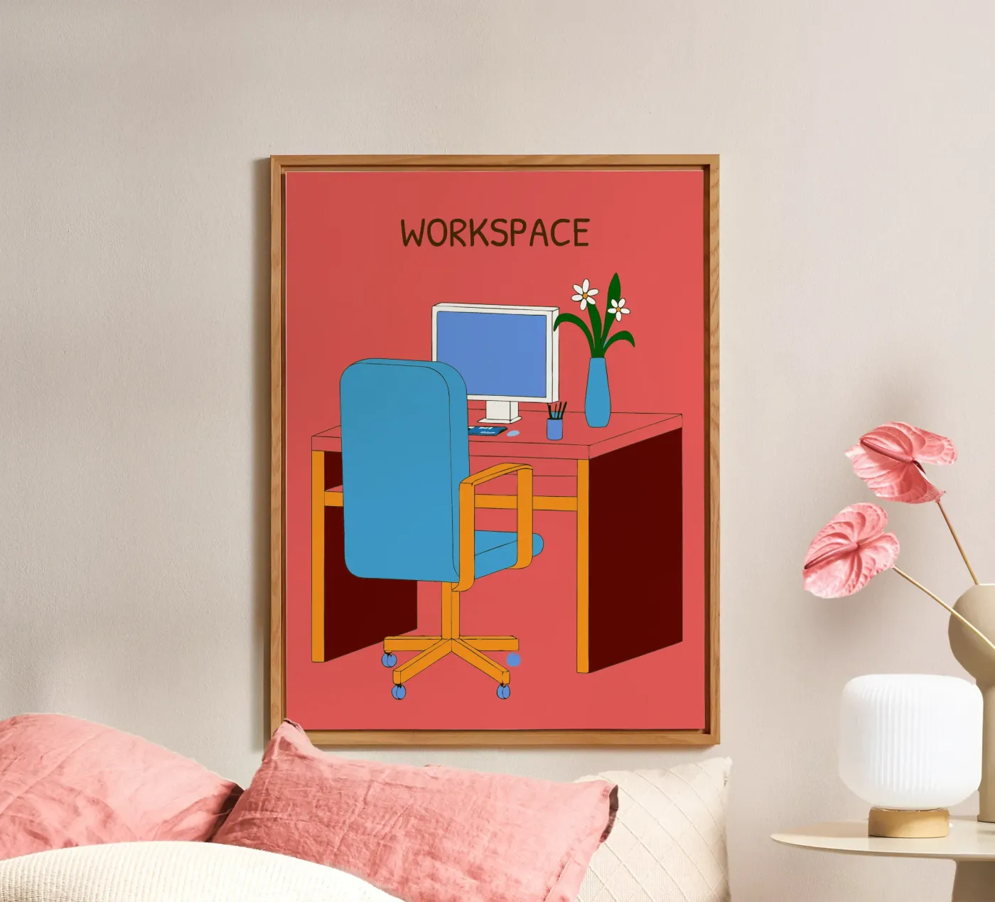 Computer Table alu-dibond by OUR SHOP