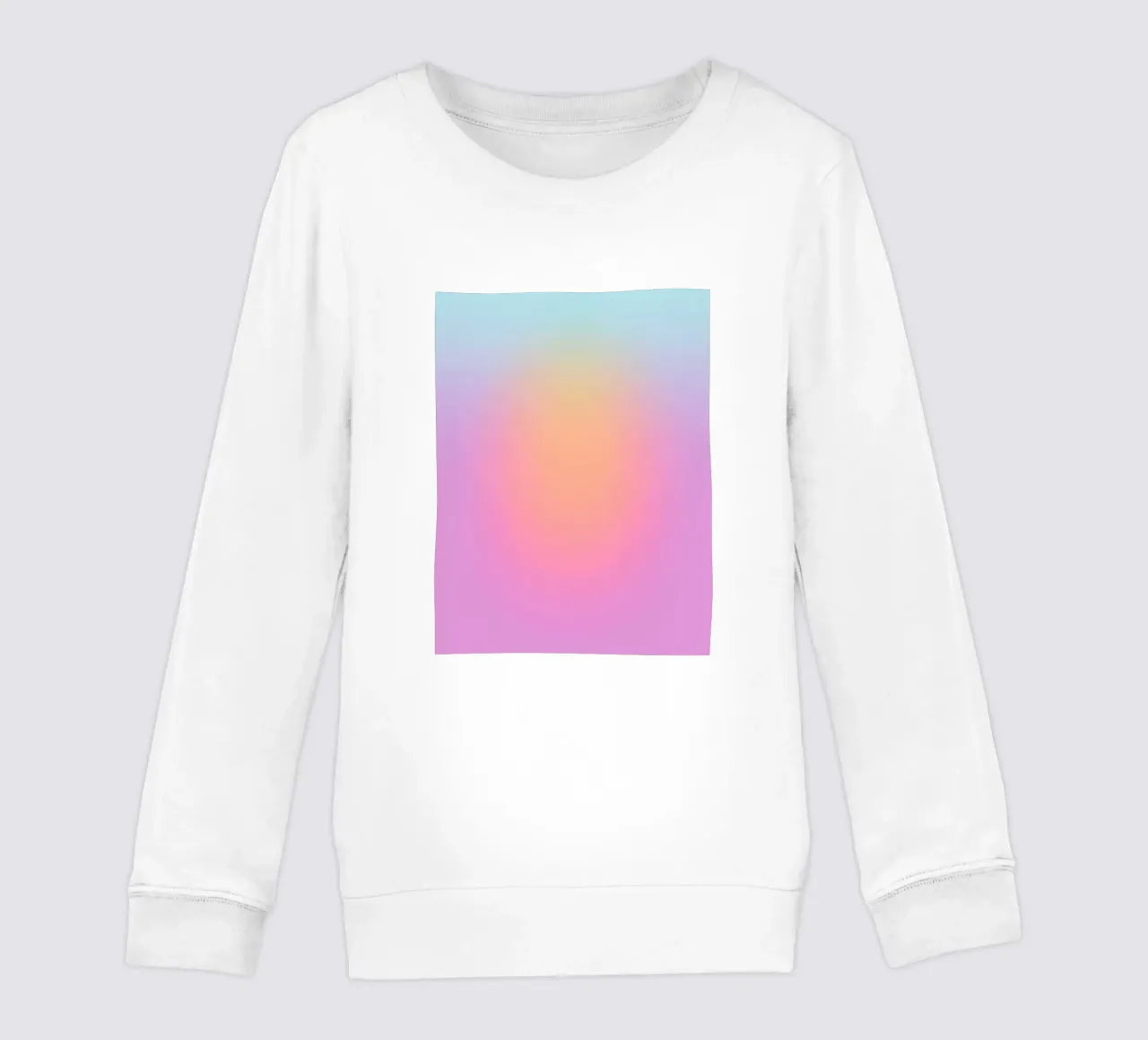 Futuristic aura kids sweatshirt by Carinaprint