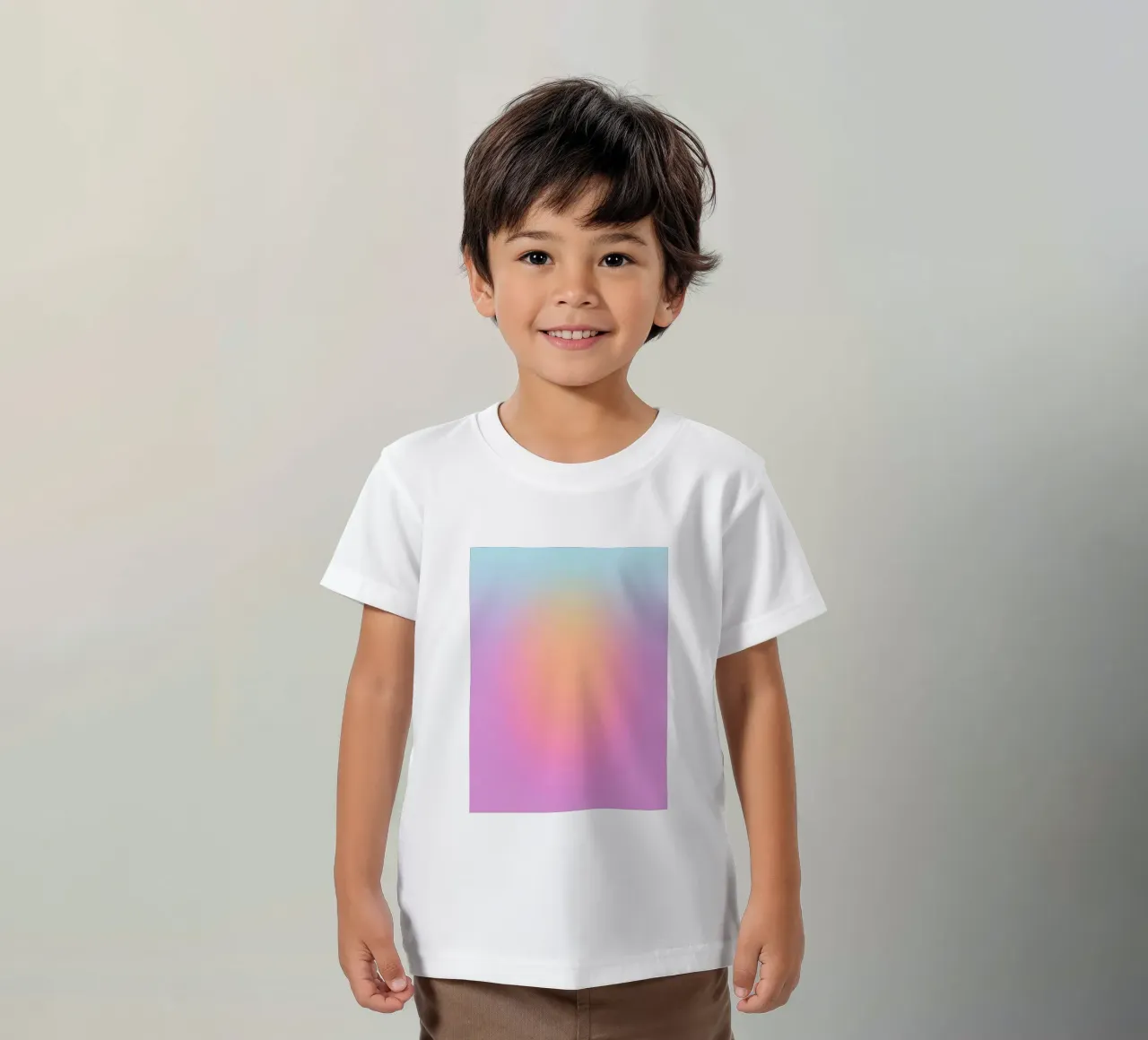 Futuristic aura kids t-shirt by Carinaprint