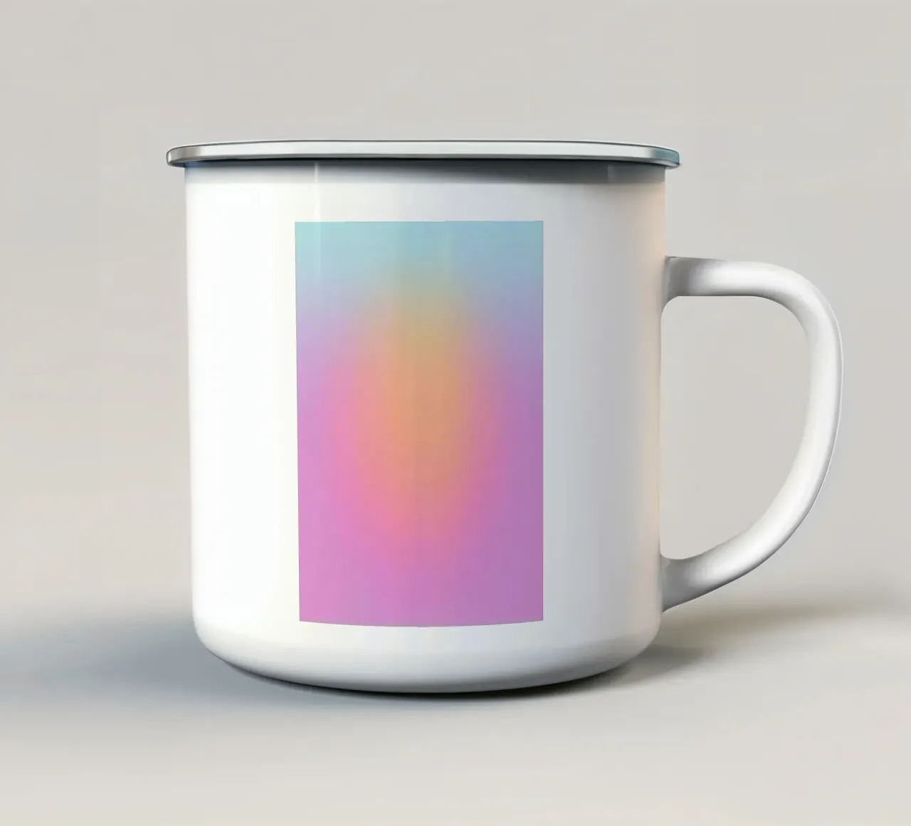 Aura futuristica tazza in smalto da Carinaprint