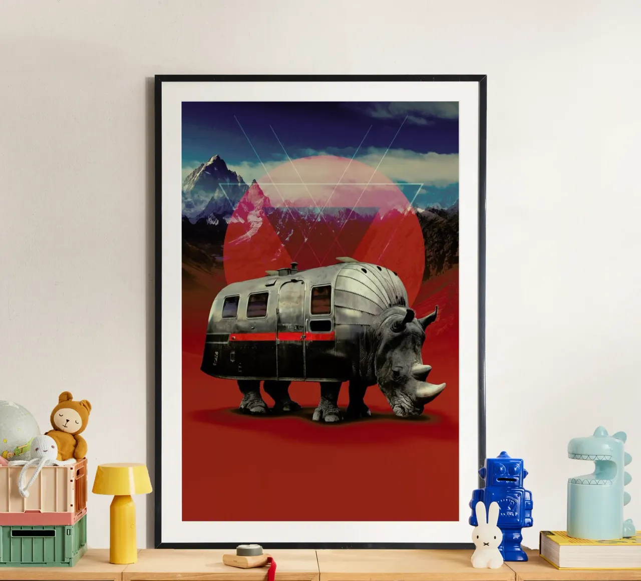 Rhino poster da Ali Gulec