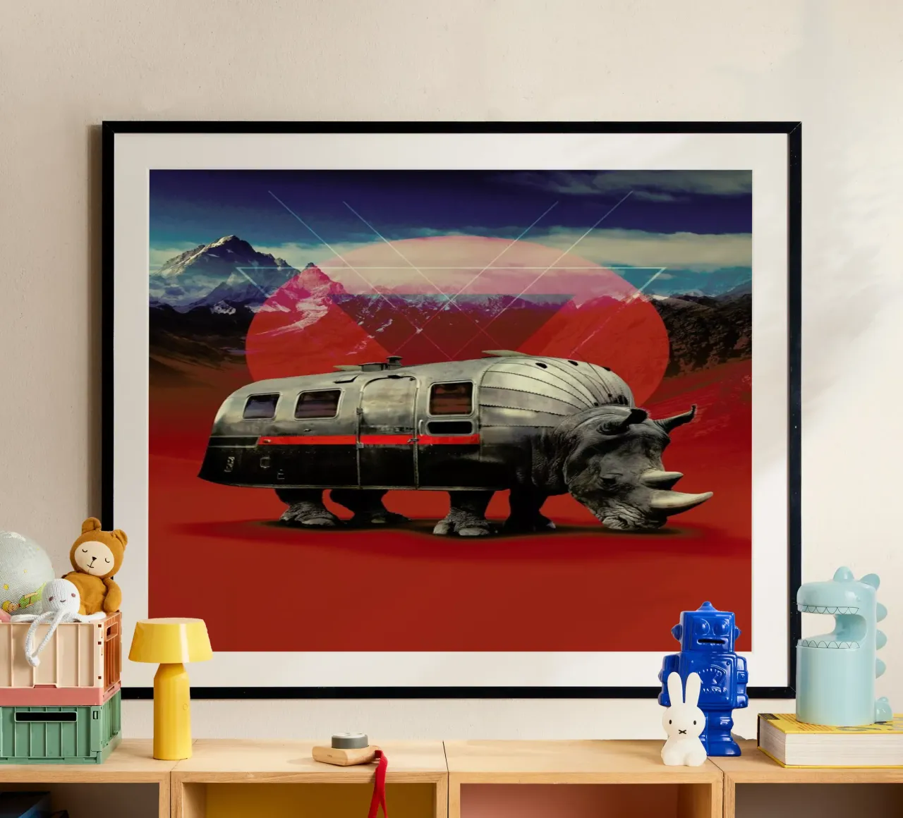 Rhino poster da Ali Gulec