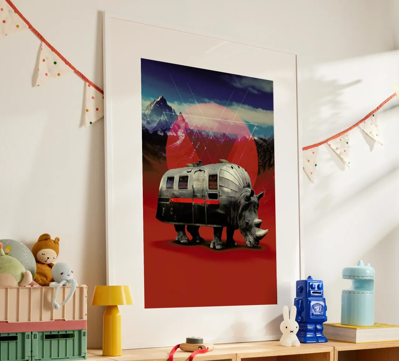 Rhino poster da Ali Gulec