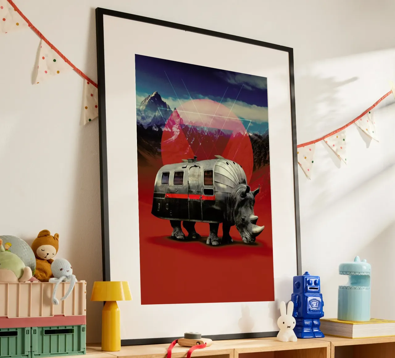 Rhino poster da Ali Gulec