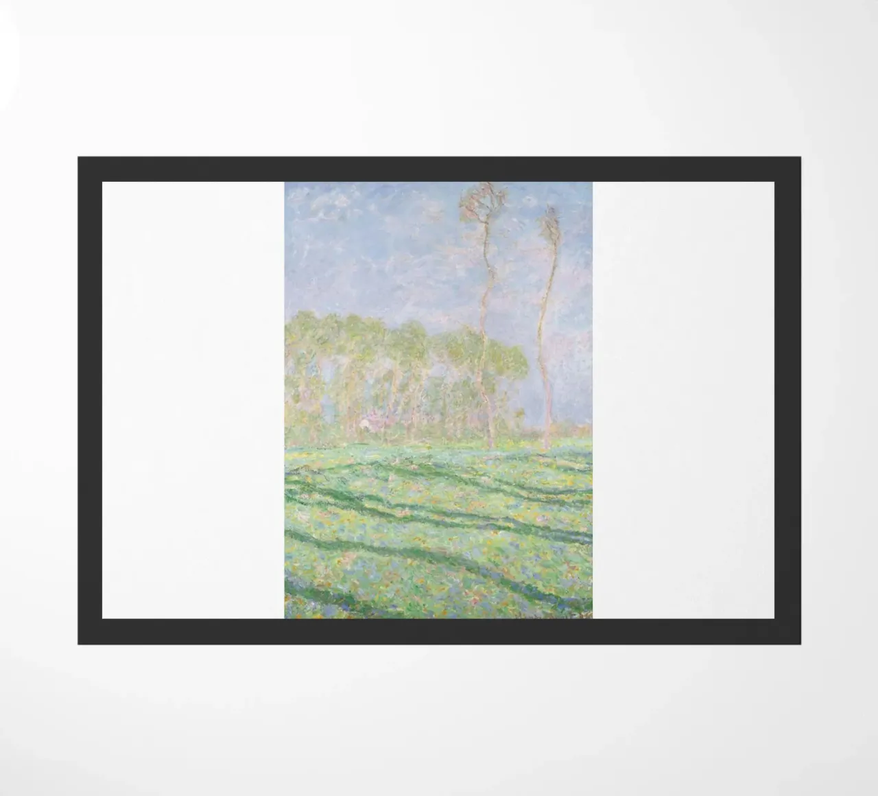 Claude Monet's Garden and Forest Scene doormat by belong shop
