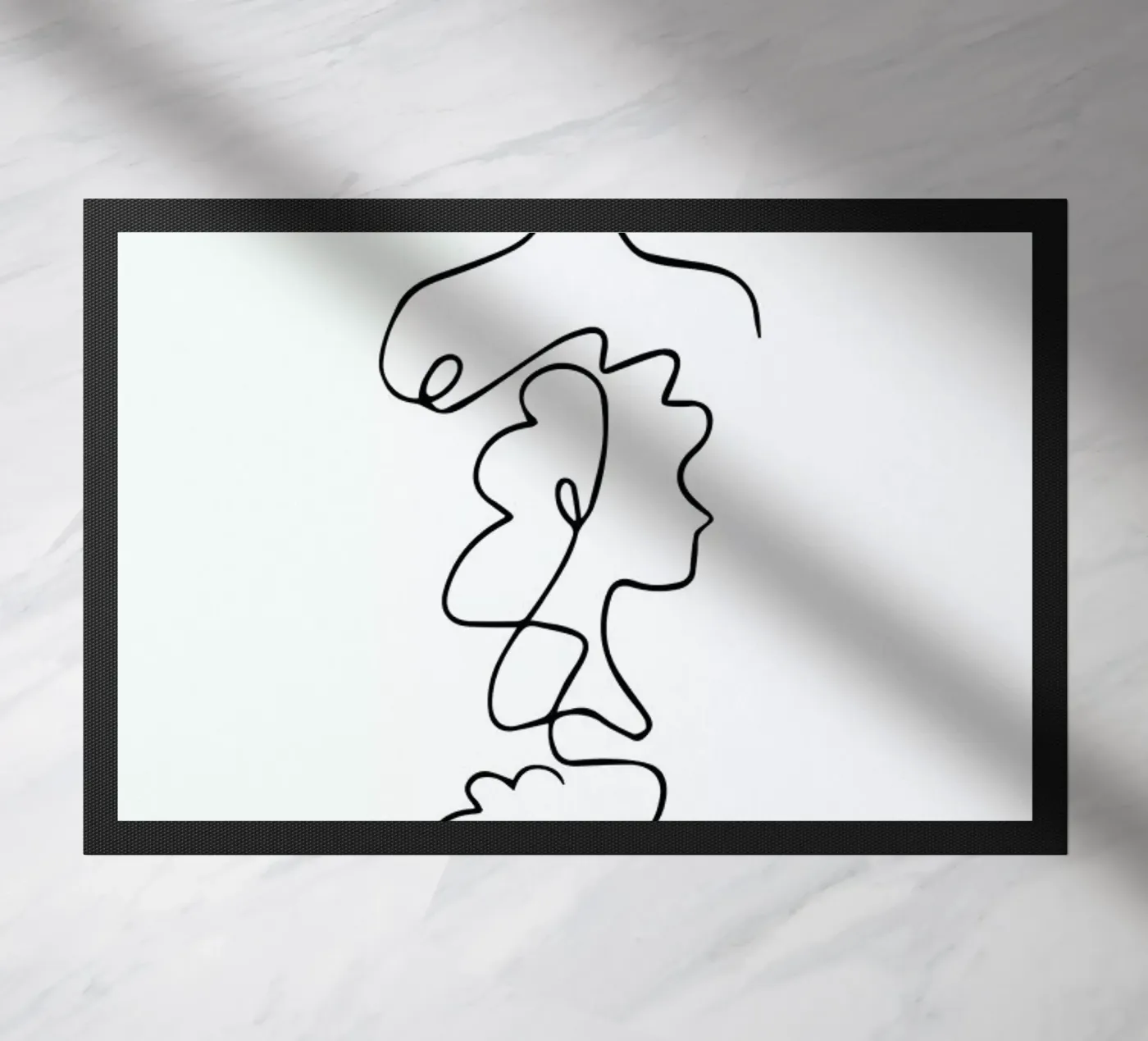 Close Fußmatte von Graphite