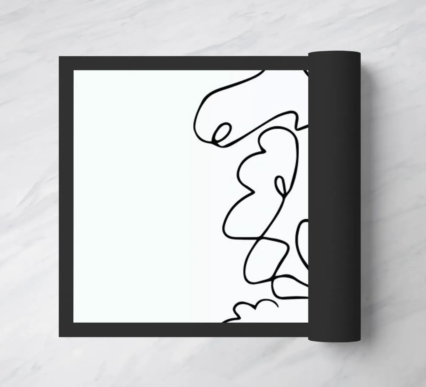 Close Fußmatte von Graphite