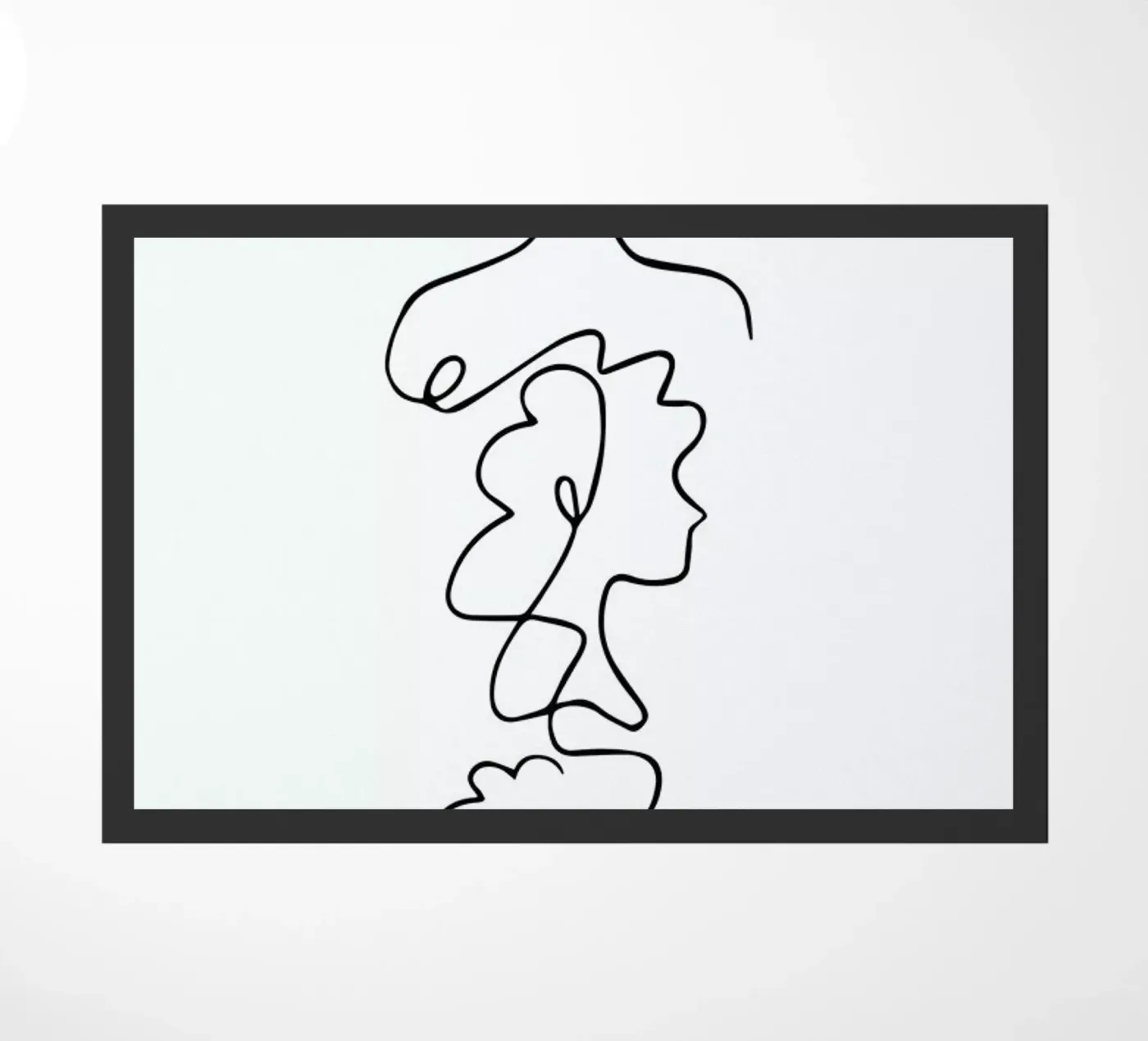 Close Fußmatte von Graphite