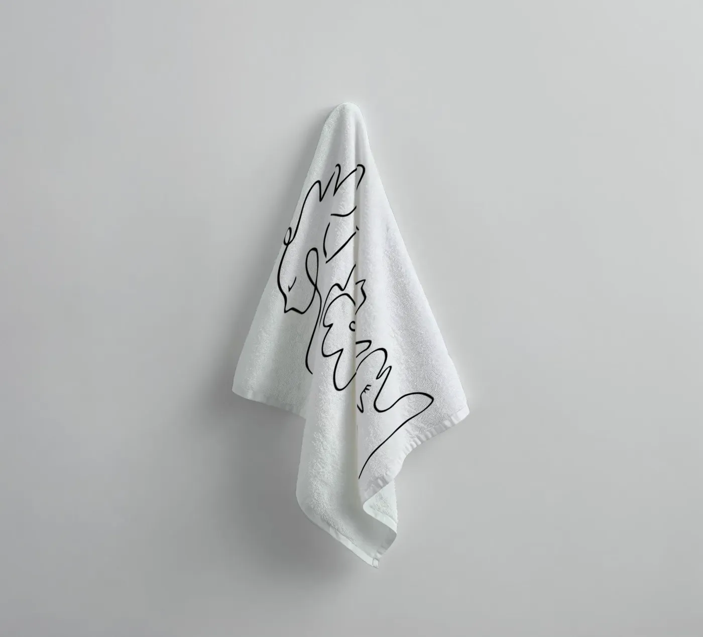 Close Handtuch von Graphite