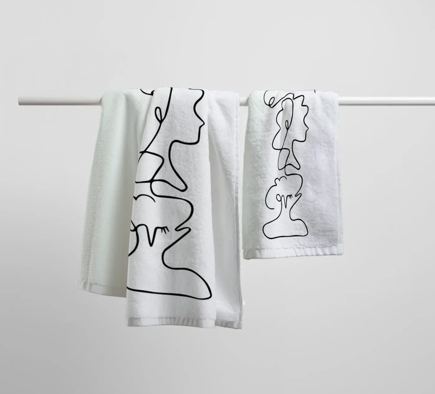 Close Handtuch von Graphite