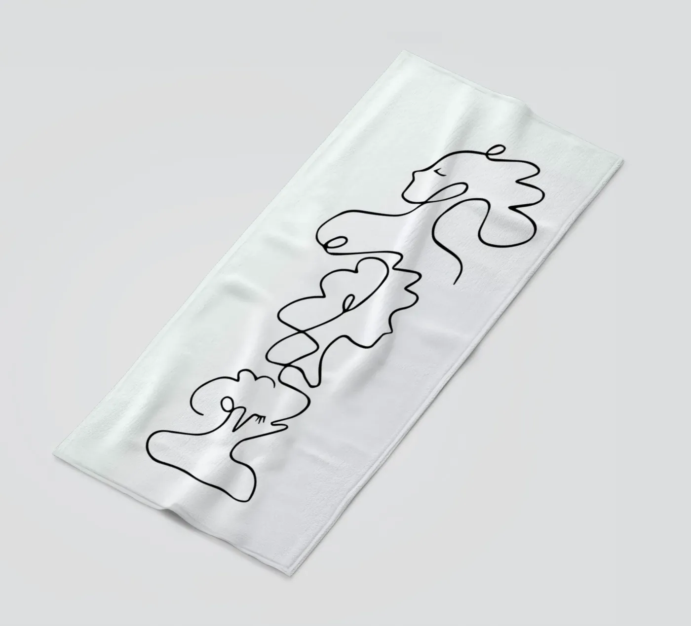 Close strandhanddoek van Graphite