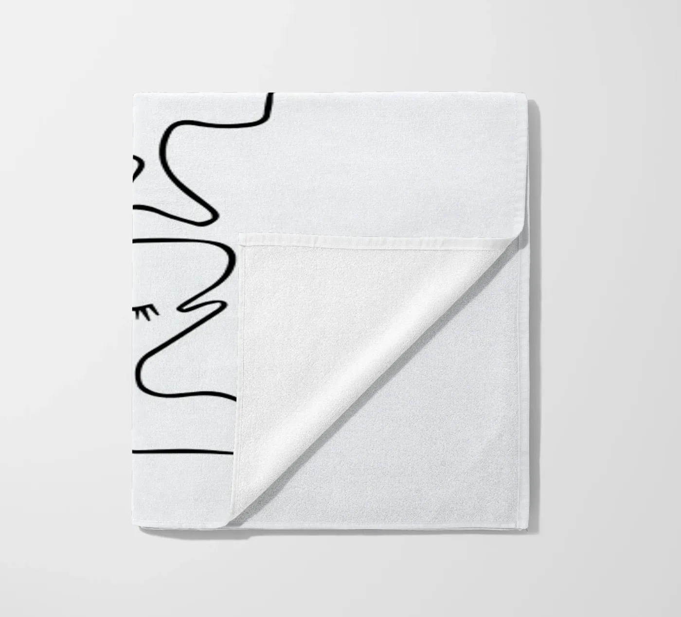 Close strandhanddoek van Graphite