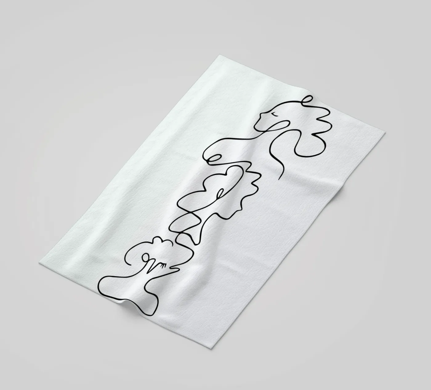 Close strandhanddoek van Graphite