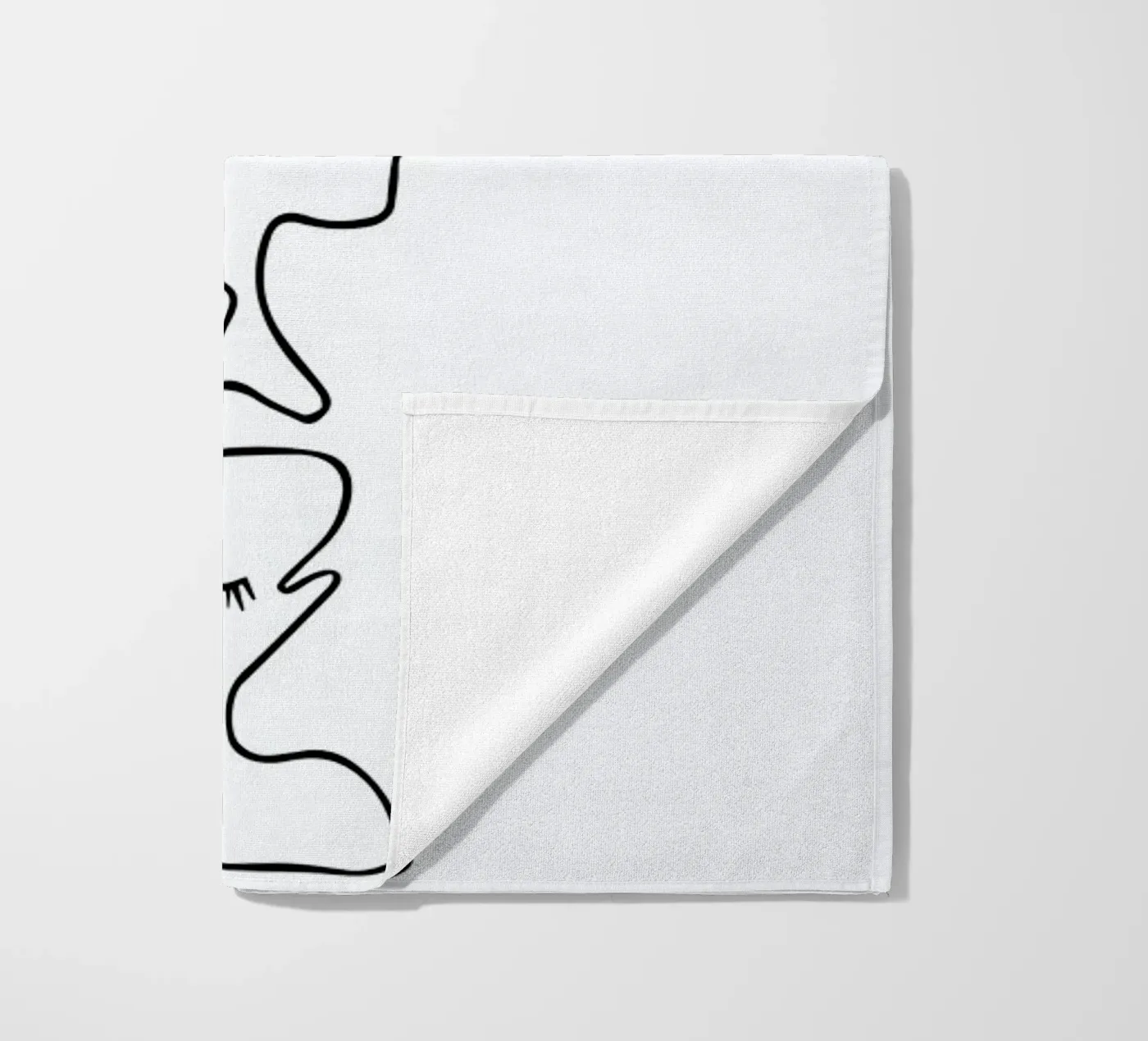 Close strandhanddoek van Graphite