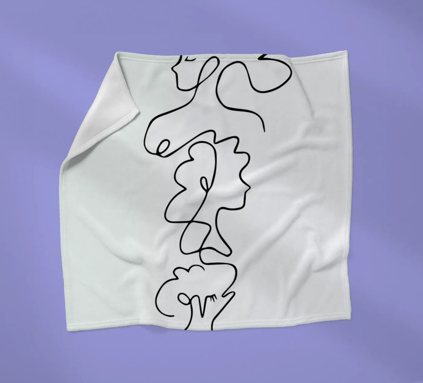 Close fleecedeken van Graphite