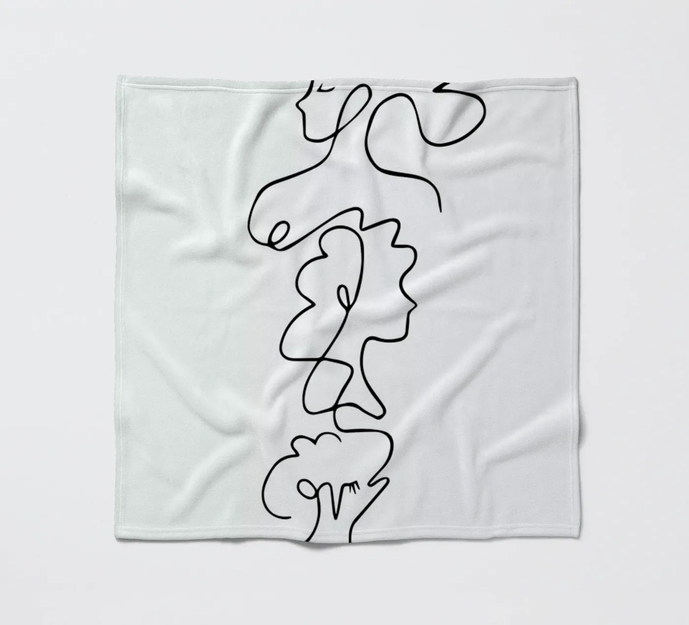 Close fleecedeken van Graphite