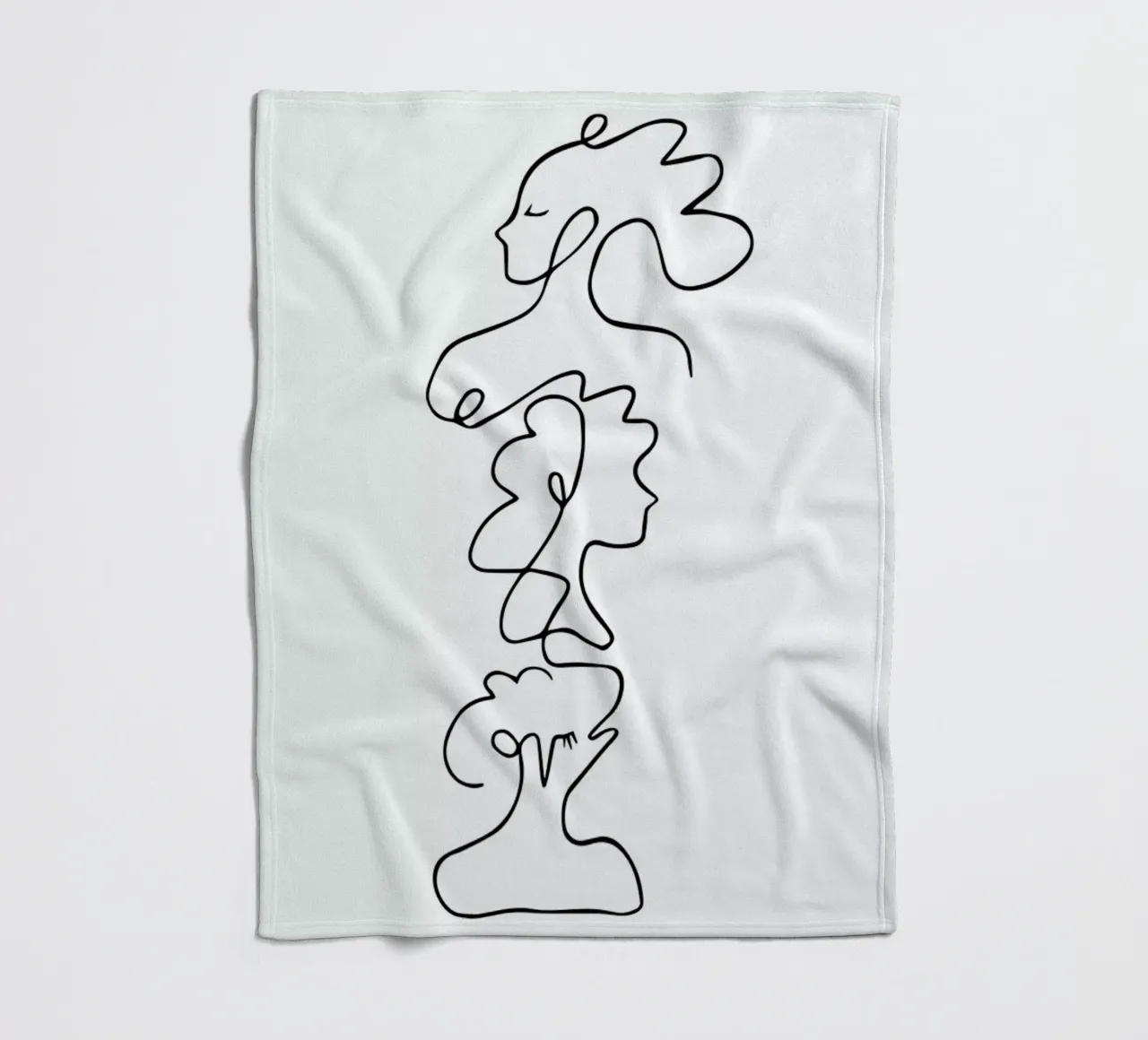 Close fleecedeken van Graphite