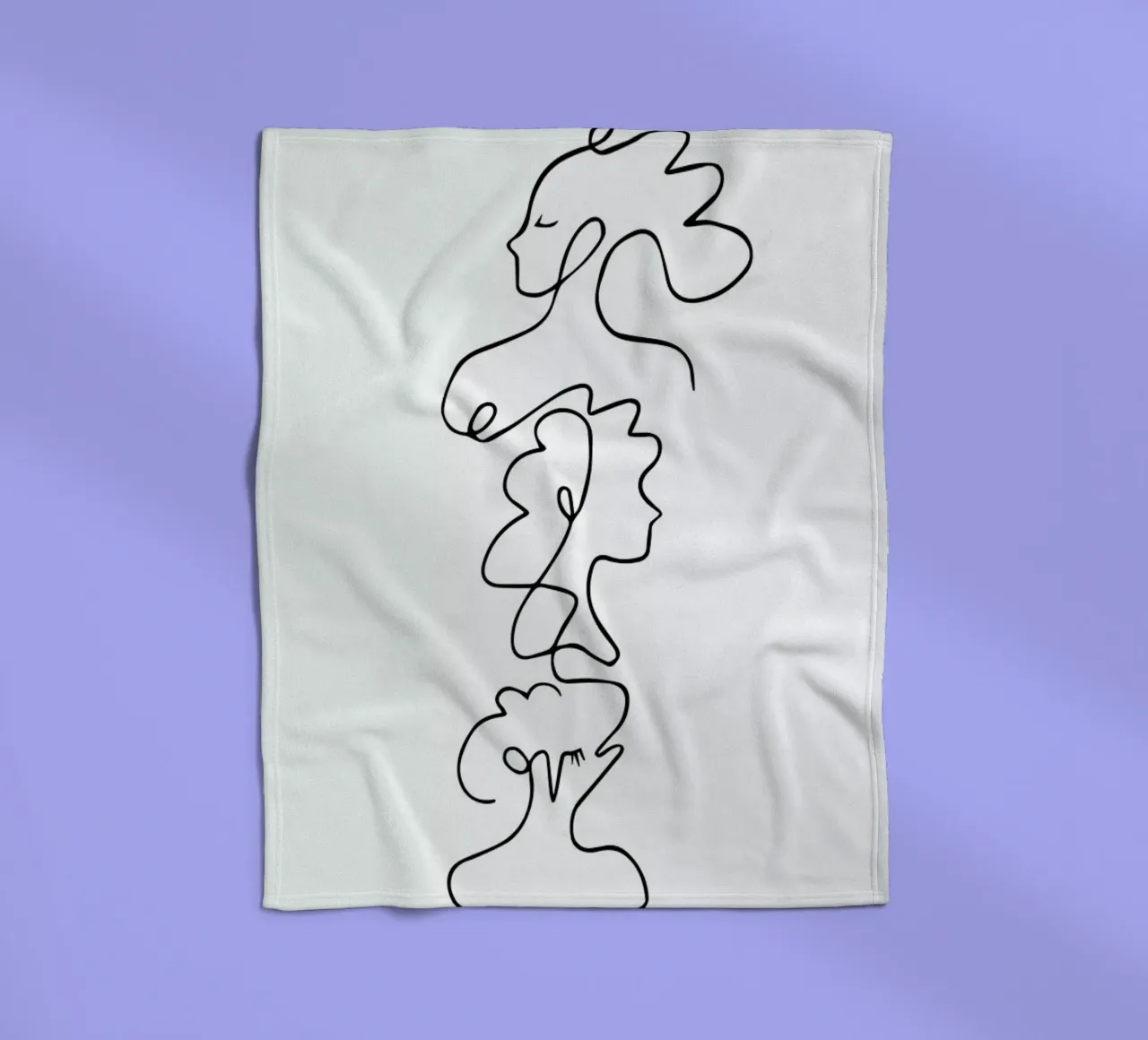 Close fleecedeken van Graphite