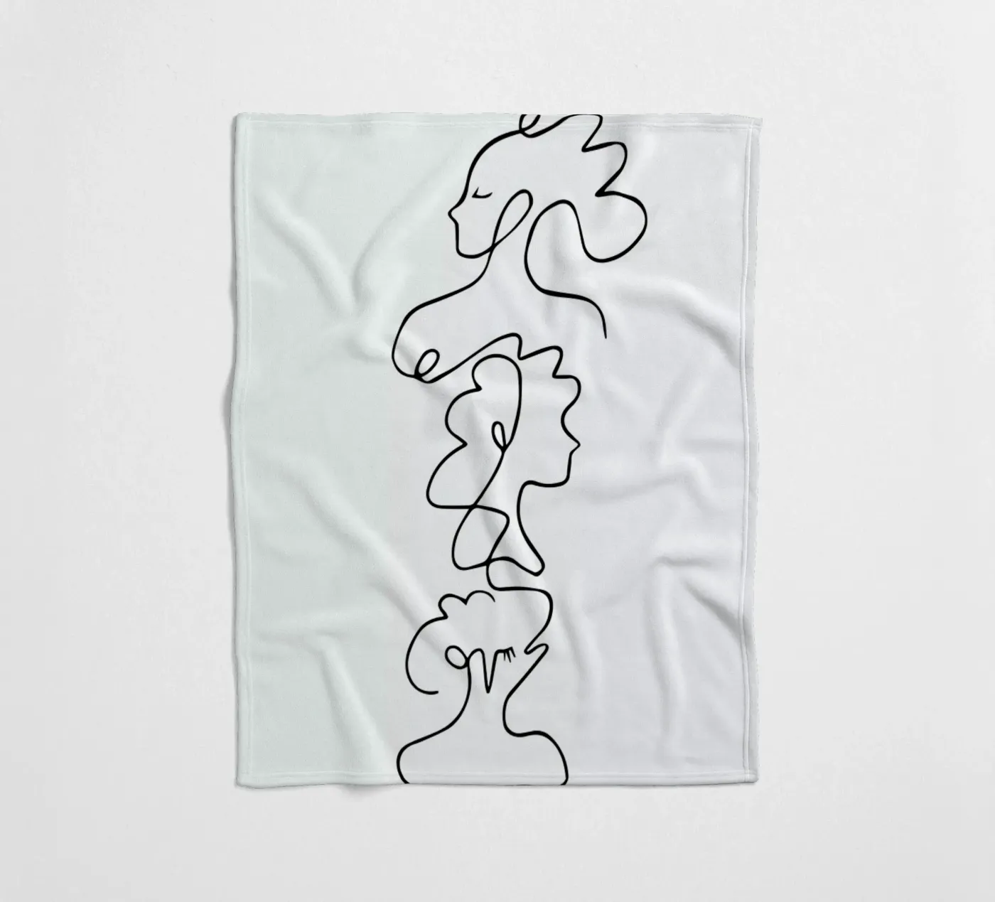 Close fleecedeken van Graphite