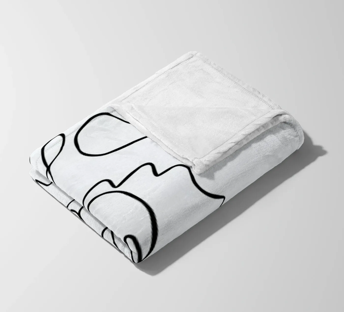 Close fleecedeken van Graphite