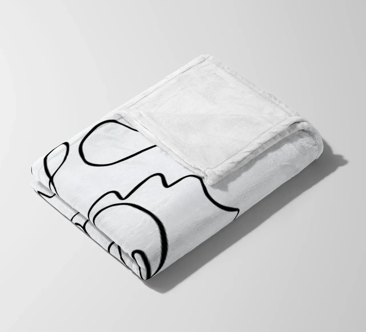 Close fleecedeken van Graphite