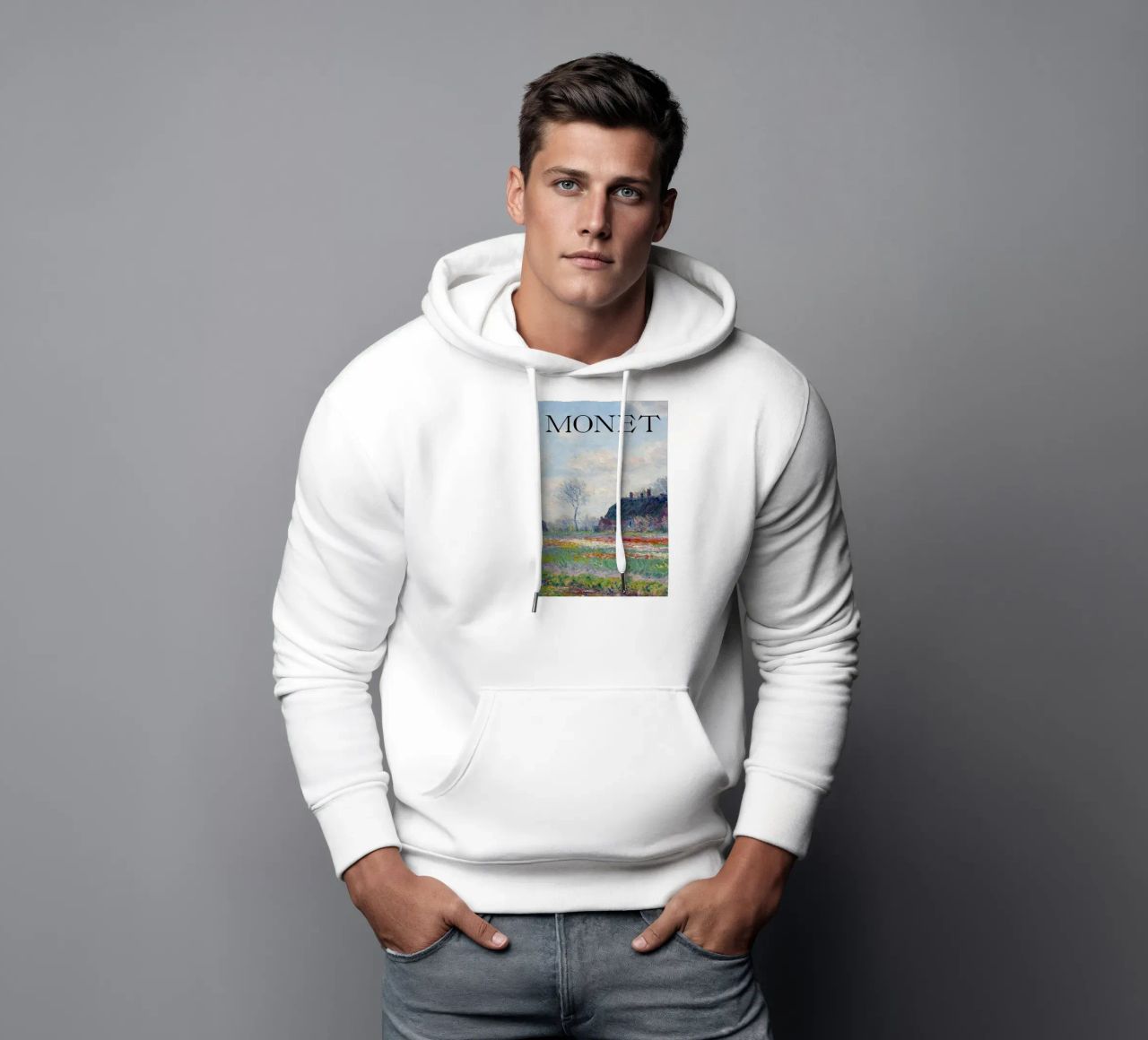 die natürliche schönheit der landschaft wiesen claude monet Hoodie von belong shop