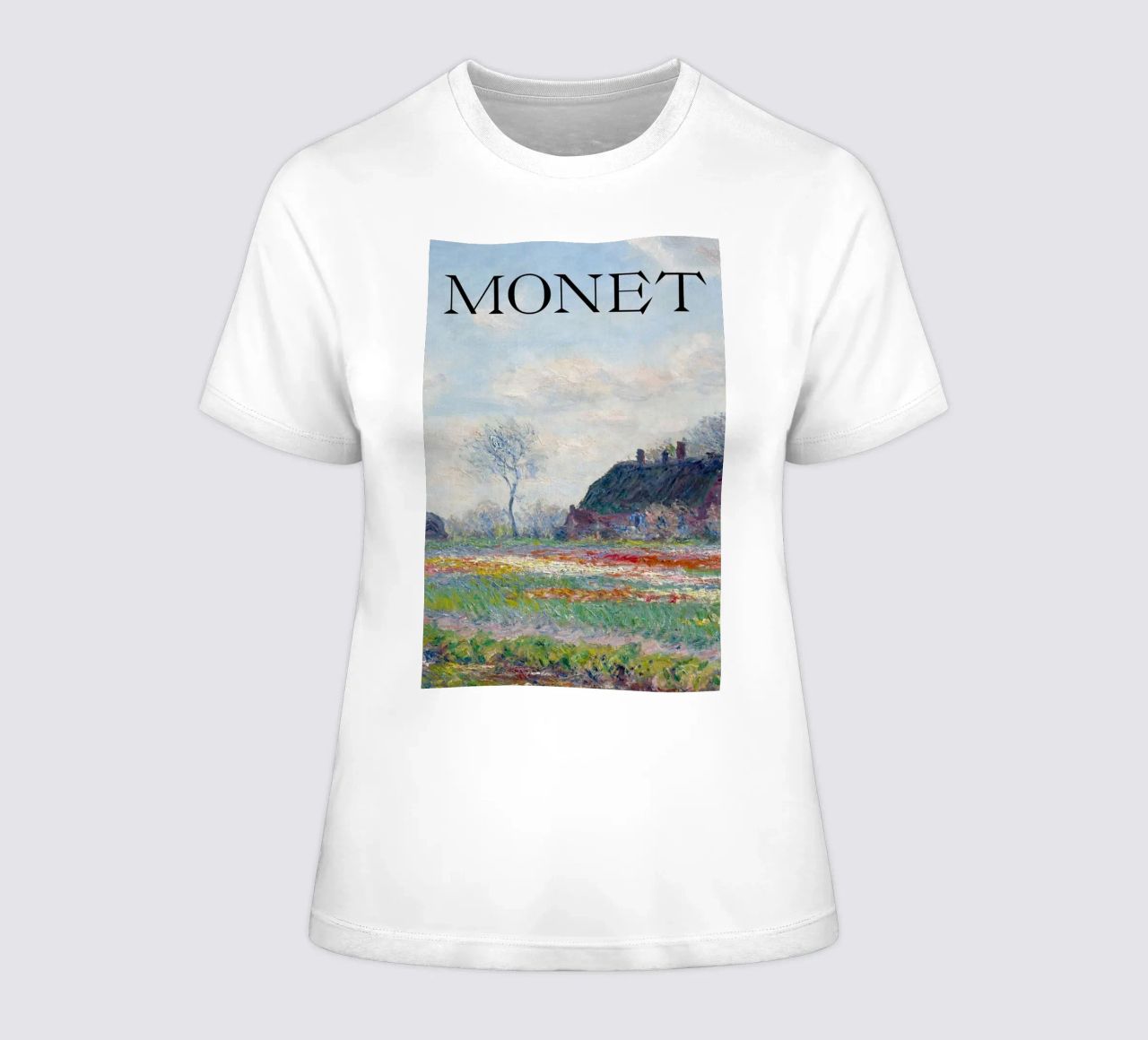 die natürliche schönheit der landschaft wiesen claude monet Frauen T-Shirt von belong shop