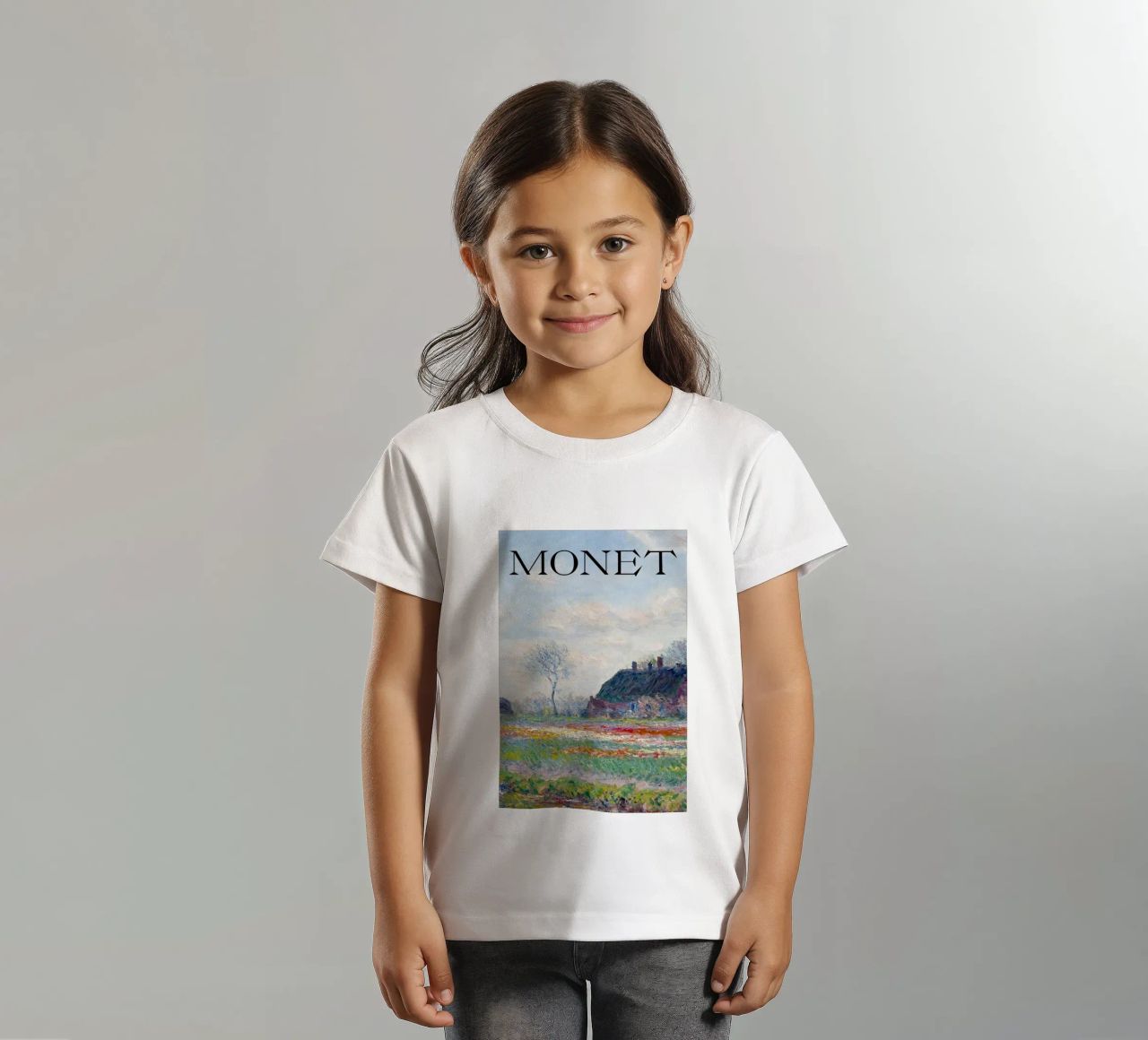 die natürliche schönheit der landschaft wiesen claude monet Kinder T-Shirt von belong shop