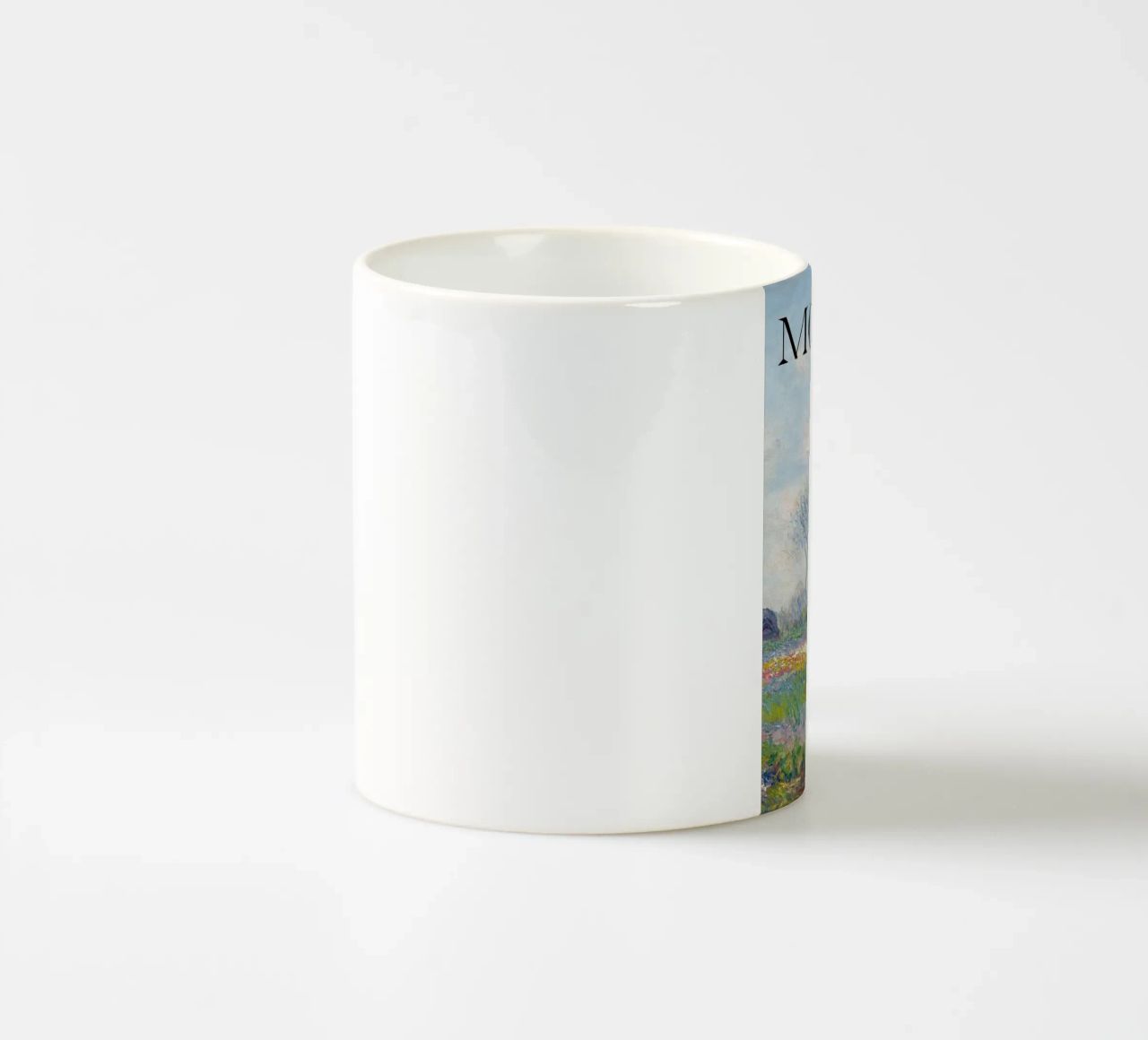 die natürliche schönheit der landschaft wiesen claude monet Keramik Tasse von belong shop