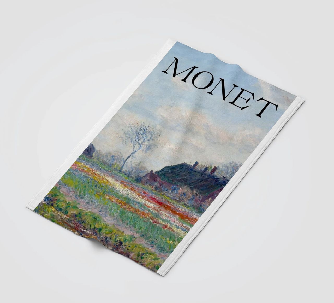 die natürliche schönheit der landschaft wiesen claude monet Fleecedecke von belong shop