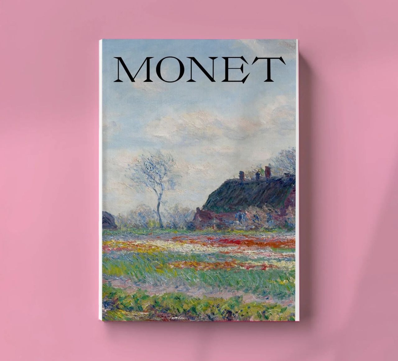 die natürliche schönheit der landschaft wiesen claude monet Notizbuch von belong shop