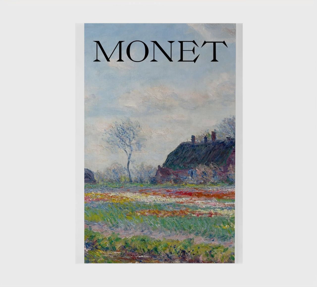 die natürliche schönheit der landschaft wiesen claude monet Notizbuch von belong shop