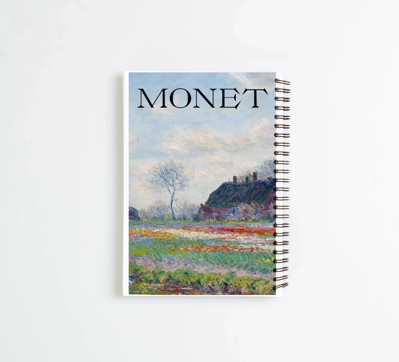 die natürliche schönheit der landschaft wiesen claude monet Ringbuch von belong shop